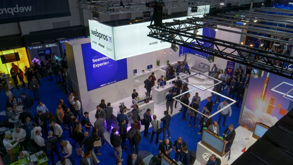 The WebPros Booth