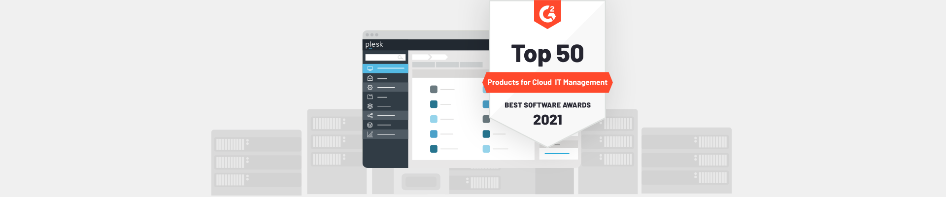 G2 aware cloud software 2021 - Plesk